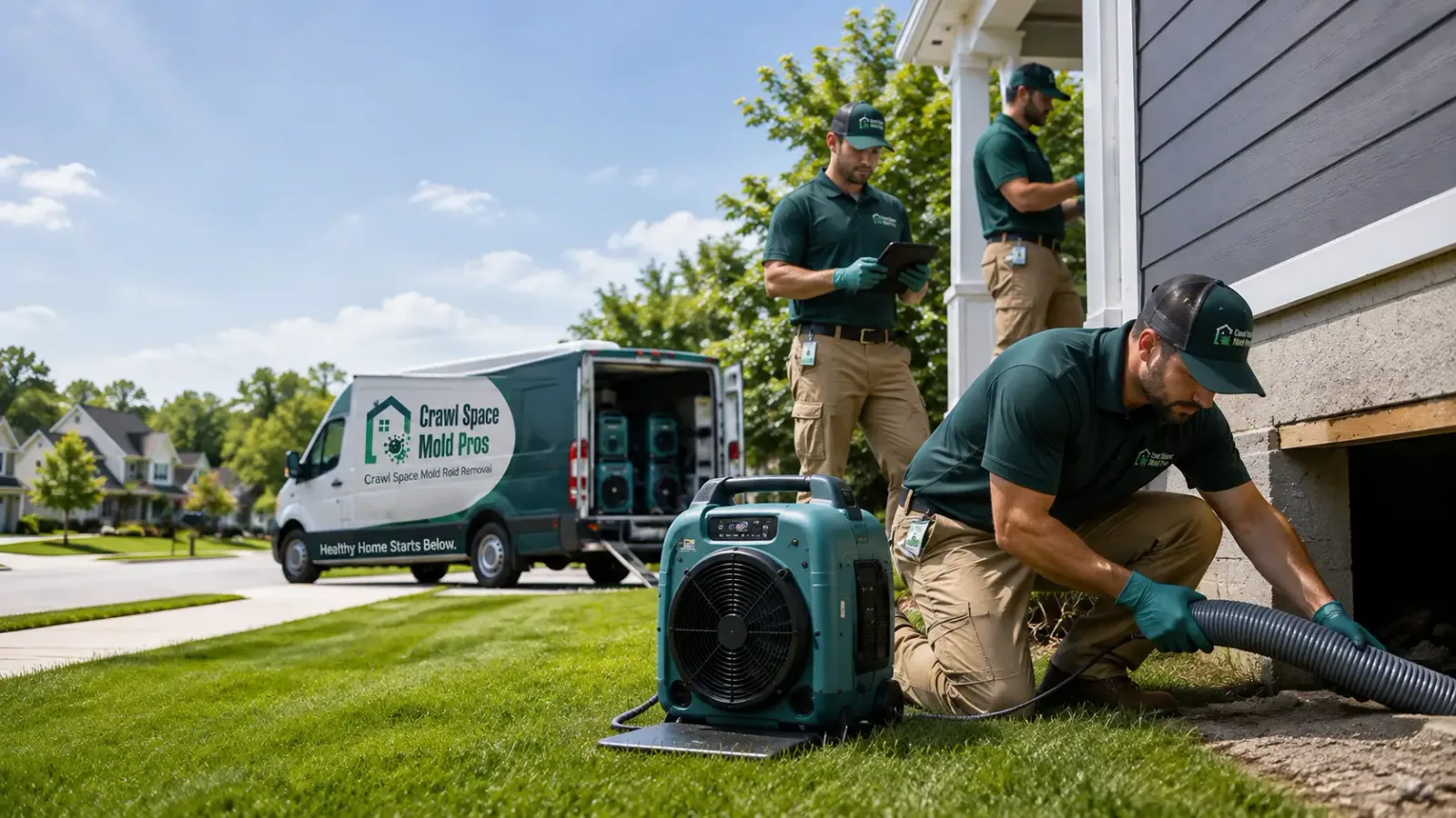 Crawl Space Mold Removal in Prospect, PA
